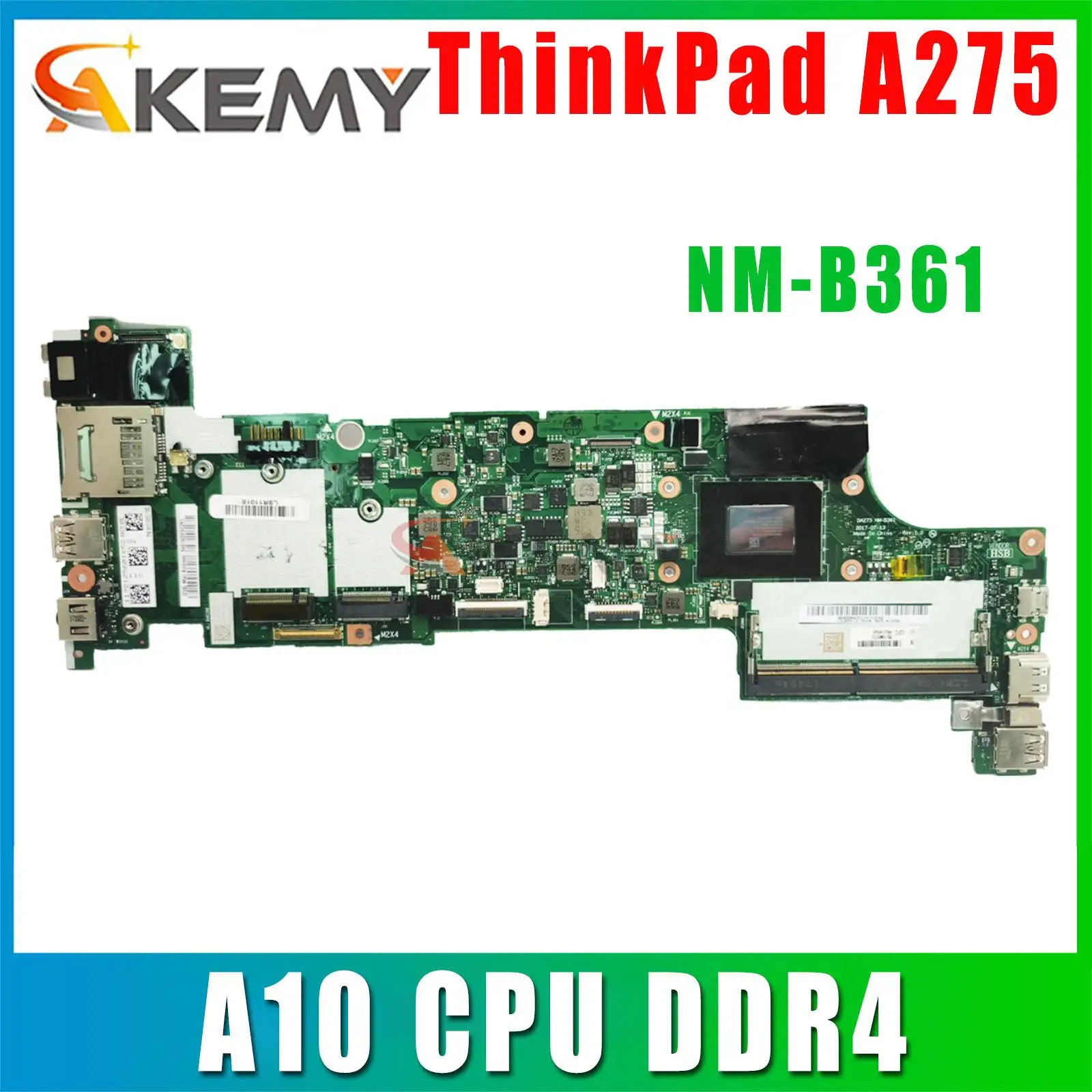 Материнская плата FRU 01HY471 01HY465 01HY466 01HY474 для ноутбука Lenovo ThinkPad A275, системная плата DA275 стандарта с процессором A10 DDR4
Материнская плата FRU 01HY471 01HY465 01HY466 01HY474 для ноутбука Lenovo ThinkPad A275, системная плата DA275 стандарта с процессором A10 DDR4