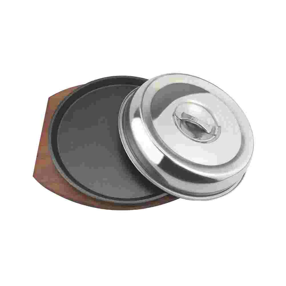 Plate Steak Pan Grill Sizzling Fajita Skillet Iron Bbqset Server Griddle Cast Teppanyaki Board Stovetop Platter Serving Cover
Plate Steak Pan Grill Sizzling Fajita Skillet Iron Bbqset Server Griddle Cast Teppanyaki Board Stovetop Platter Serving Cover