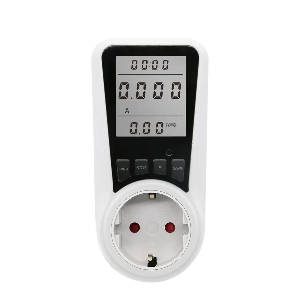 EU/US Plug Voltage Wattmeter Digital LCD Power Meter Consumption Watt Energy KWh Sockets Meter Measuring Outlet Power Analyzer
EU/US Plug Voltage Wattmeter Digital LCD Power Meter Consumption Watt Energy KWh Sockets Meter Measuring Outlet Power Analyzer