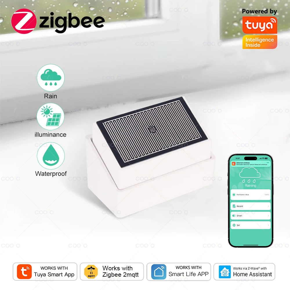 Датчик дождя Tuya Zigbee
Датчик дождя Tuya Zigbee