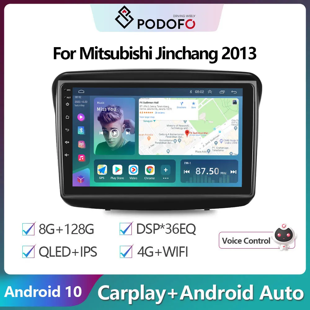 Автомагнитола Podofo, 2 Din, Android 10, мультимедийный видеоплеер для Mitsubishi Jinchang 2013, GPS-навигация, 2 Din Carplay, автостерео
Автомагнитола Podofo, 2 Din, Android 10, мультимедийный видеоплеер для Mitsubishi Jinchang 2013, GPS-навигация, 2 Din Carplay, автостерео