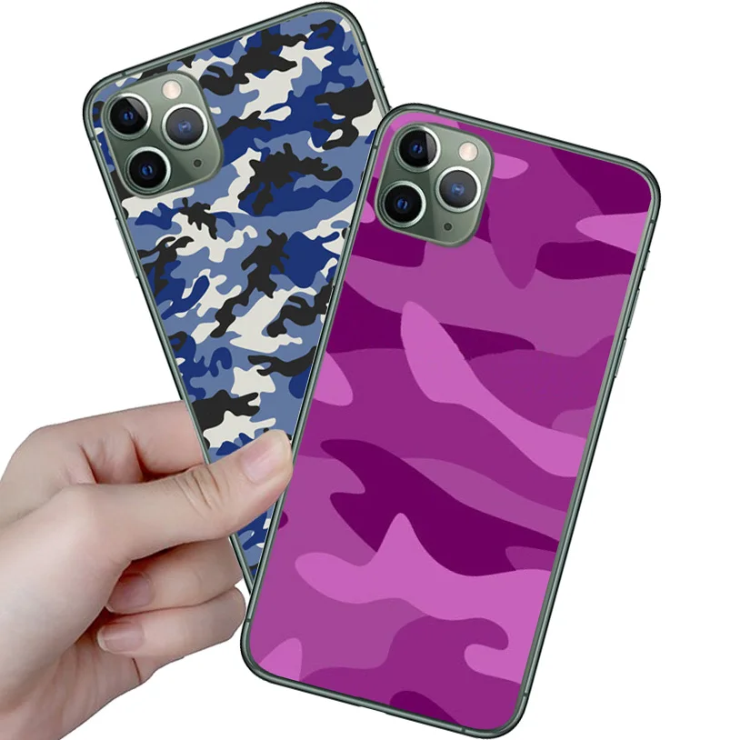 Camo Phone Cover Soft Tpu Case For iPhone 13 11 12 Pro 6 7 8 6s Plus X Xr Xs Max 5 5s SE Mini 2020
Camo Phone Cover Soft Tpu Case For iPhone 13 11 12 Pro 6 7 8 6s Plus X Xr Xs Max 5 5s SE Mini 2020