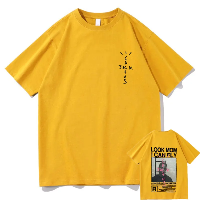 For Cactus Jack T Shirt Summer Men Women LOOK MOM I CAN FLY Travis Scott Tee Hip Hop Style Short Sleeve Harajuku Logo Print T Sh
For Cactus Jack T Shirt Summer Men Women LOOK MOM I CAN FLY Travis Scott Tee Hip Hop Style Short Sleeve Harajuku Logo Print T Sh