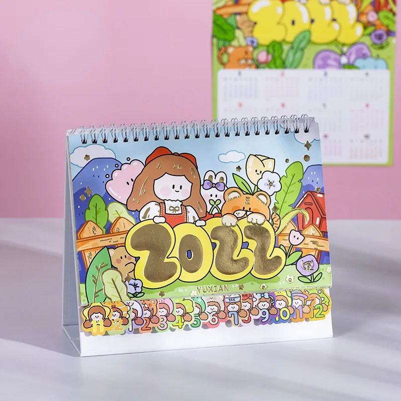 2022 Bright Days Colorful Cartoon Fashion Calendar Pad 21*13.5cm 14 Sheets DIY Daily Weekly Plan Notebook Kawaii Children Gift 
2022 Bright Days Colorful Cartoon Fashion Calendar Pad 21*13.5cm 14 Sheets DIY Daily Weekly Plan Notebook Kawaii Children Gift