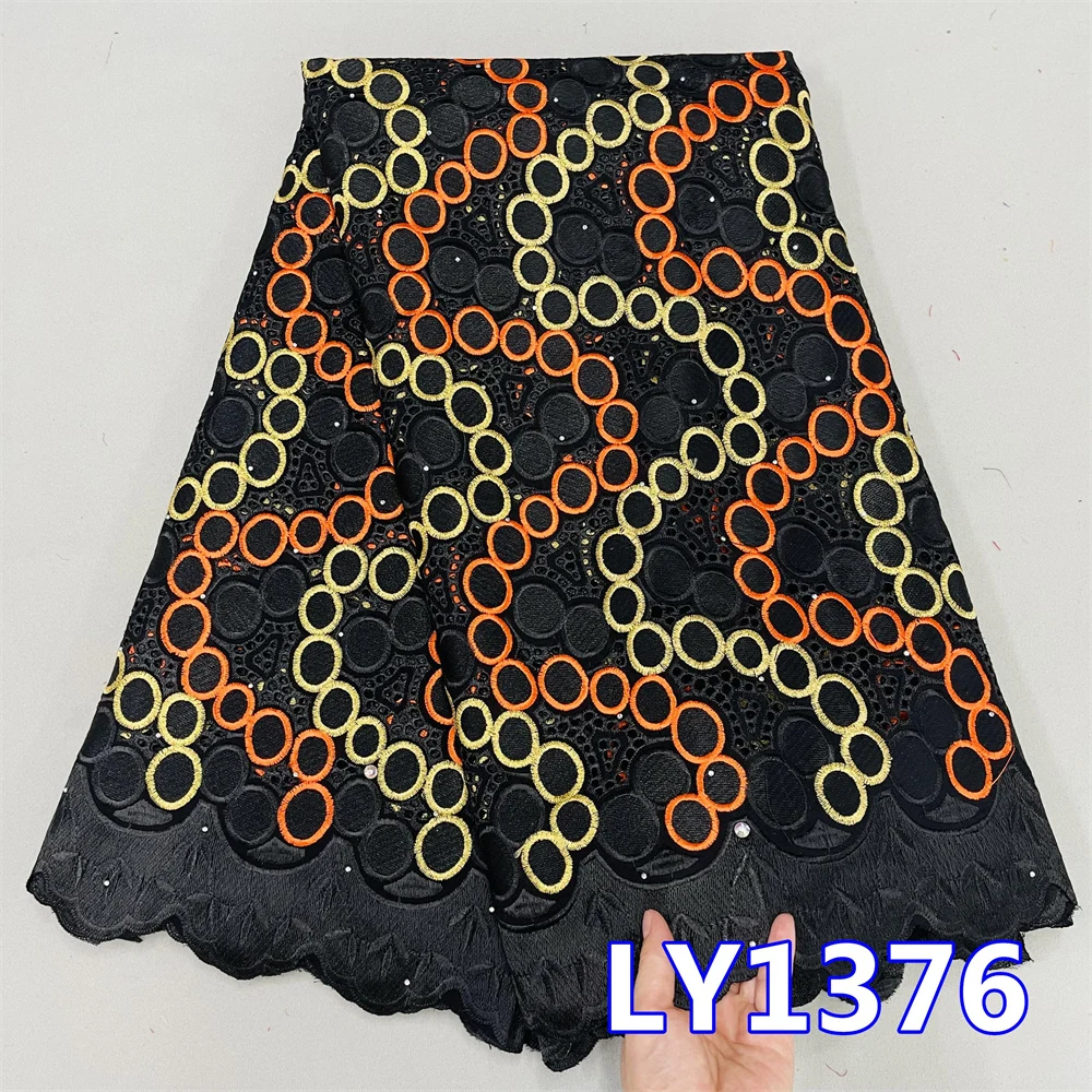 Swiss Voile Lace In Switzerland With Stones African Nigerian Lace Fabric 2022 High Quality French 100% Cotton Lace Fabric LY1376
Swiss Voile Lace In Switzerland With Stones African Nigerian Lace Fabric 2022 High Quality French 100% Cotton Lace Fabric LY1376