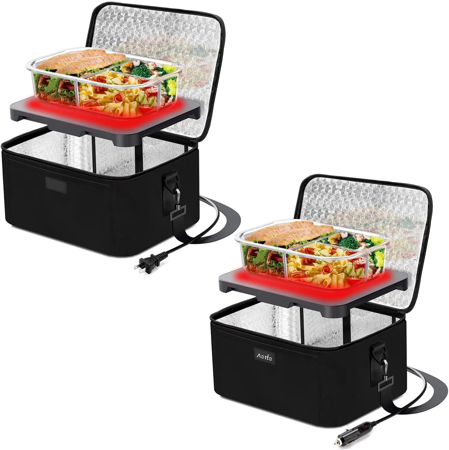 Portable Food Warmer Personal Mini Portable Oven - 110V Electric Heated Lunch Box for Work and 12V 24V 2-in-1 Car Food Warmer Bu
Portable Food Warmer Personal Mini Portable Oven - 110V Electric Heated Lunch Box for Work and 12V 24V 2-in-1 Car Food Warmer Bu