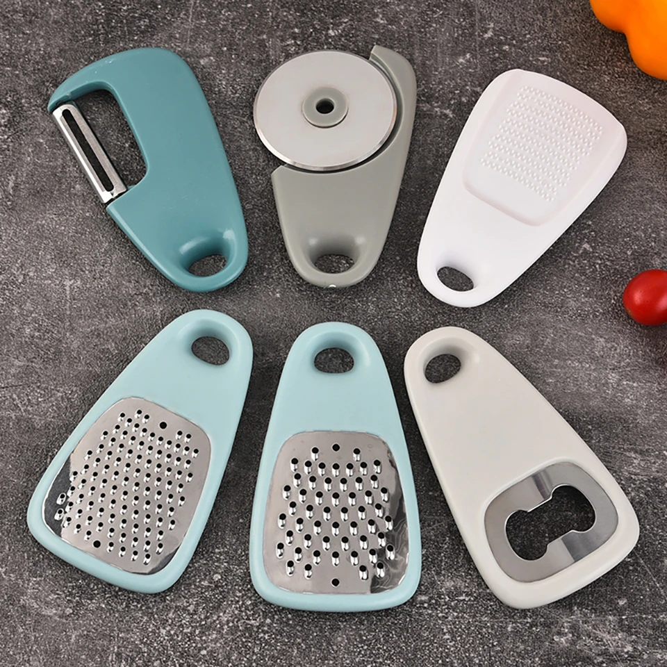 Набор кухонных гаджетов 6 шт. компактные инструменты для приготовления пищи терка для сыра, открывалка для бутылок, Овощечистка для фруктов,... 
Набор кухонных гаджетов 6 шт. компактные инструменты для приготовления пищи терка для сыра, открывалка для бутылок, Овощечистка для фруктов,...