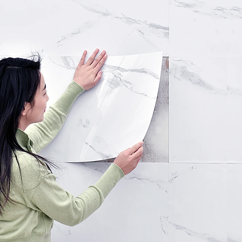Thickened Waterproof Simulation Marble Tile Floor Paste PVC Self-adhesive Living Room Bathroom Kitchen Home Wall Decoration
Thickened Waterproof Simulation Marble Tile Floor Paste PVC Self-adhesive Living Room Bathroom Kitchen Home Wall Decoration