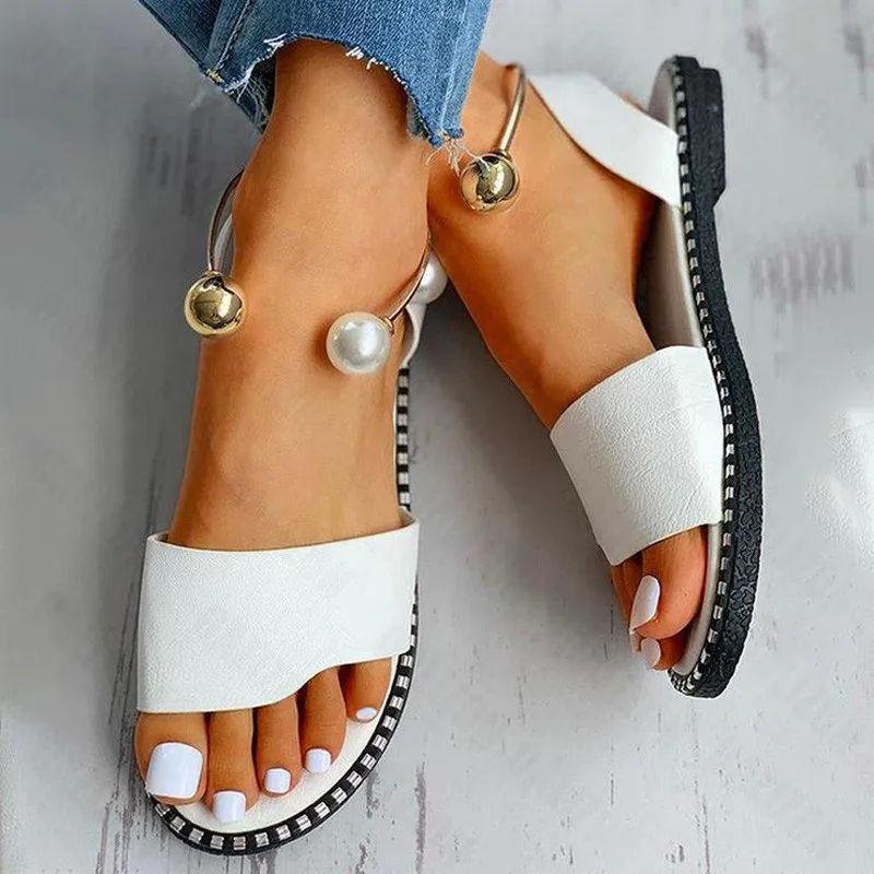 2022 New Summer Women Beaded Pearly Sandals Slippers Shoes Ladies Flats Sandals Flip Flop Casual Flat Slingback Sandals Shoes
2022 New Summer Women Beaded Pearly Sandals Slippers Shoes Ladies Flats Sandals Flip Flop Casual Flat Slingback Sandals Shoes