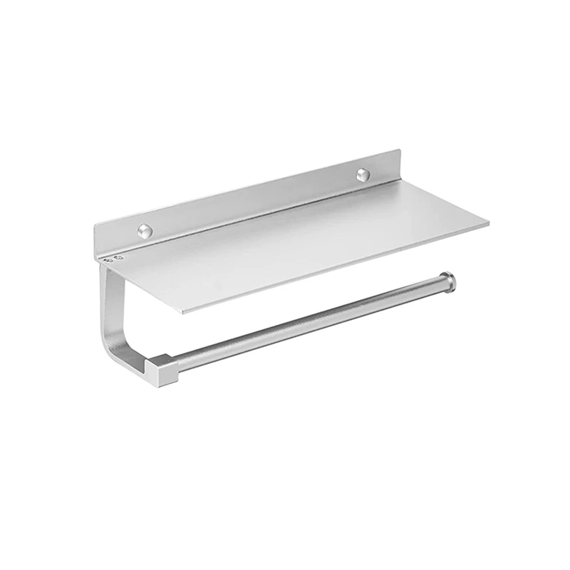 Adhesive Paper Towel Holder Wall Mounted For Kitchen 13 In, Bathroom Tissue Roll Hanger With Storage Shelf
Adhesive Paper Towel Holder Wall Mounted For Kitchen 13 In, Bathroom Tissue Roll Hanger With Storage Shelf