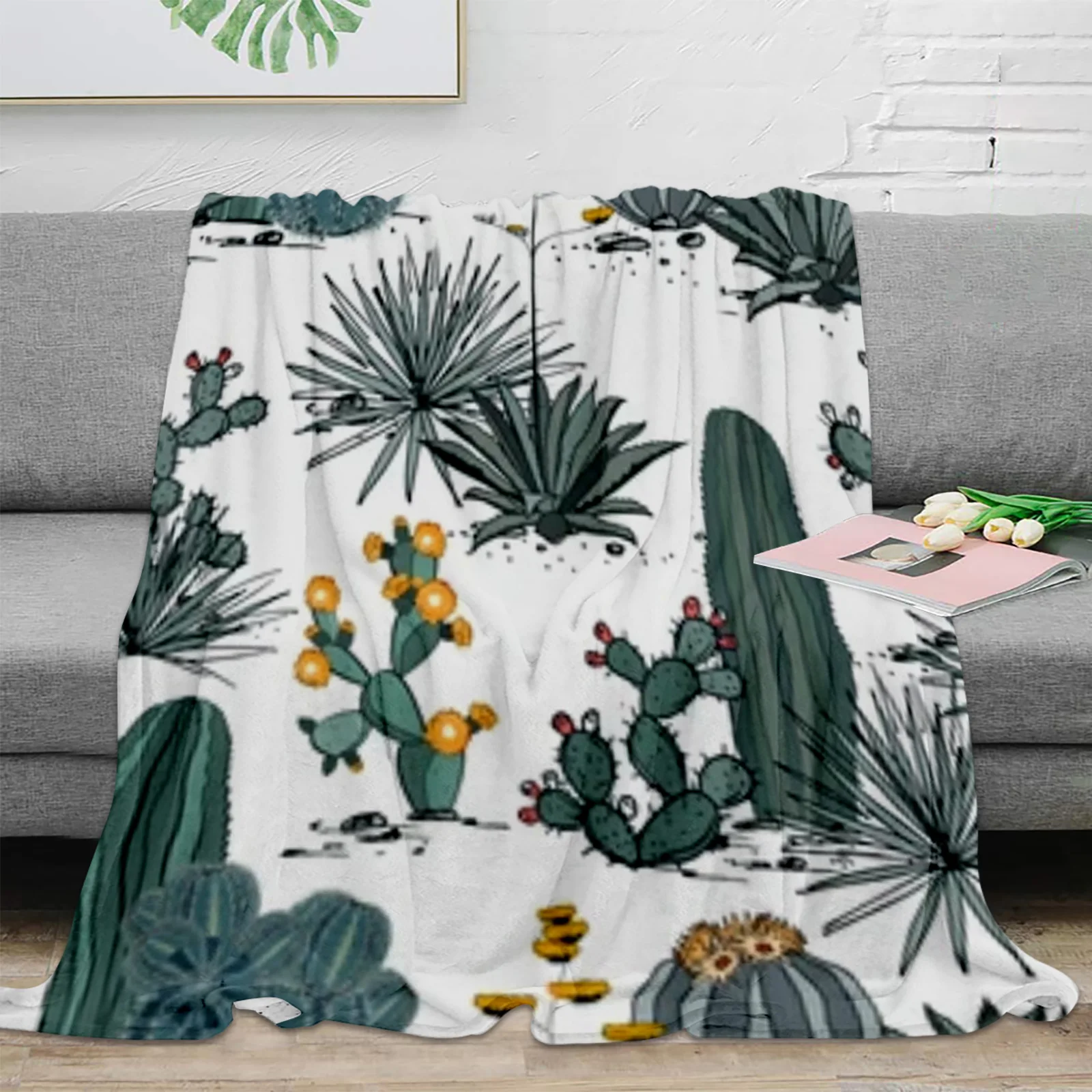 Cactus Plants Throw Blanket For Sofa Bed Bedroom Bedspread Soft Microfiber Flannel Throw Blanket For Kids Gifts
Cactus Plants Throw Blanket For Sofa Bed Bedroom Bedspread Soft Microfiber Flannel Throw Blanket For Kids Gifts
