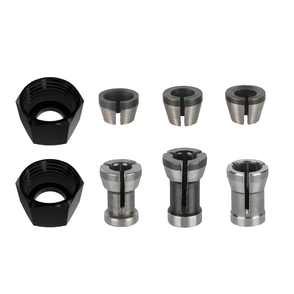 8pcs 6mm/6.35mm/8mm Collet Chuck Engraving Trimming Machine Milling Cutter Tools Router Bit Collet Chuck Adapter
8pcs 6mm/6.35mm/8mm Collet Chuck Engraving Trimming Machine Milling Cutter Tools Router Bit Collet Chuck Adapter
