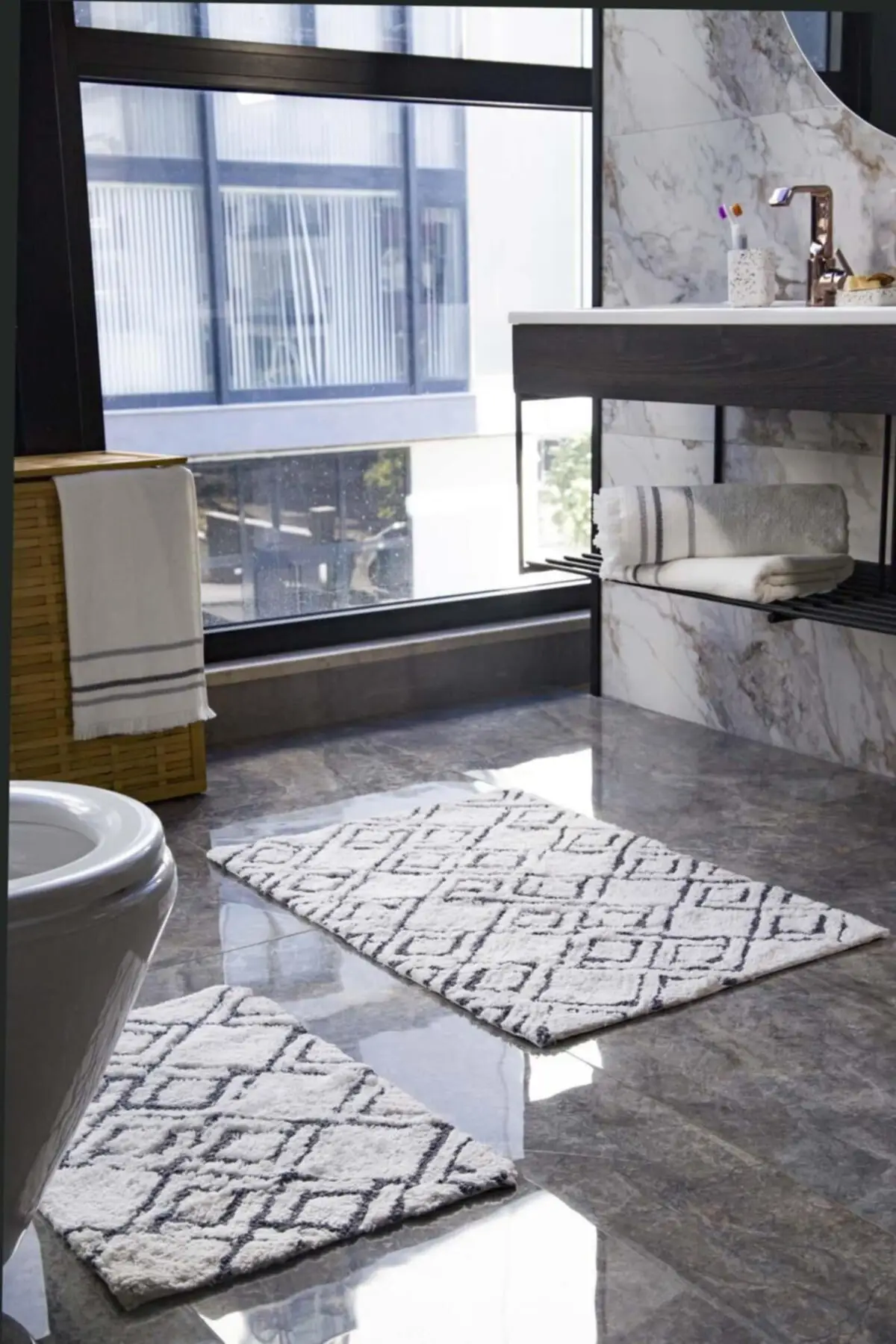 Bathroom mat gray 40x60x60 60x90 2 pcs cotton blue textile home & furniture
Bathroom mat gray 40x60x60 60x90 2 pcs cotton blue textile home & furniture