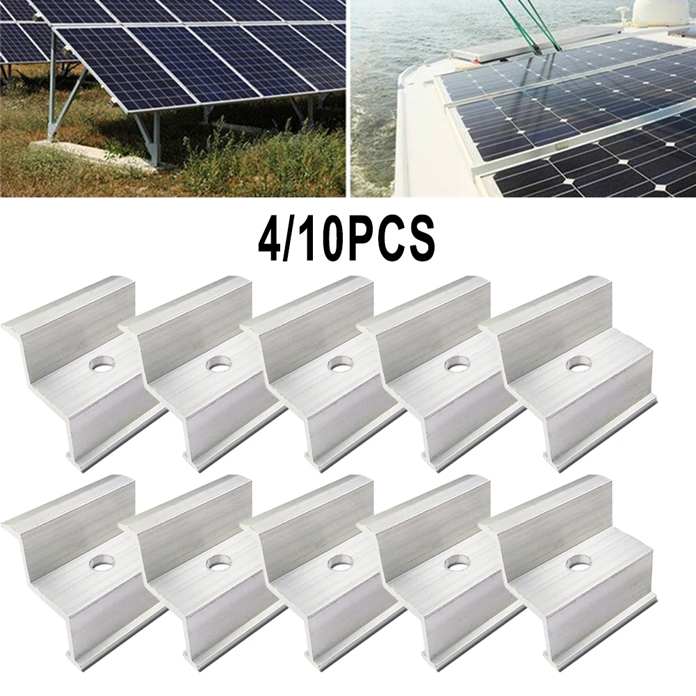 4/10Pcs End Clamp Module Solar PV Photovoltaic Aluminum Profile Mounting Bracket 35mm 40mm Solar Panel Accessories
4/10Pcs End Clamp Module Solar PV Photovoltaic Aluminum Profile Mounting Bracket 35mm 40mm Solar Panel Accessories