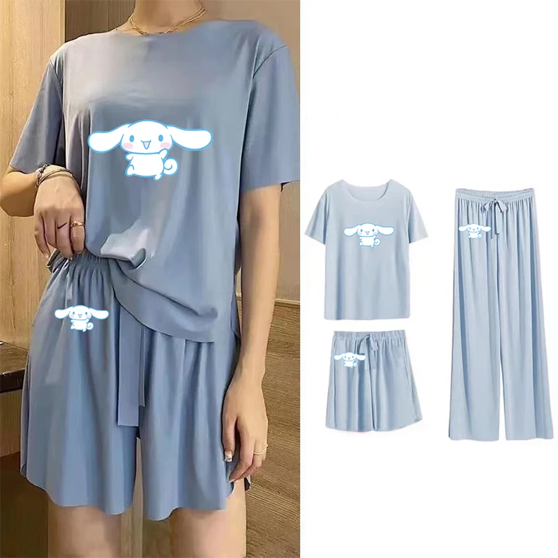 Sanrio Cinnamoroll Pajamas Sets Kawaii Kuromi Cartoon Anime Shorts Sleep Cute Shorts Home Clothes Three Piece Set Girls Gifts
Sanrio Cinnamoroll Pajamas Sets Kawaii Kuromi Cartoon Anime Shorts Sleep Cute Shorts Home Clothes Three Piece Set Girls Gifts