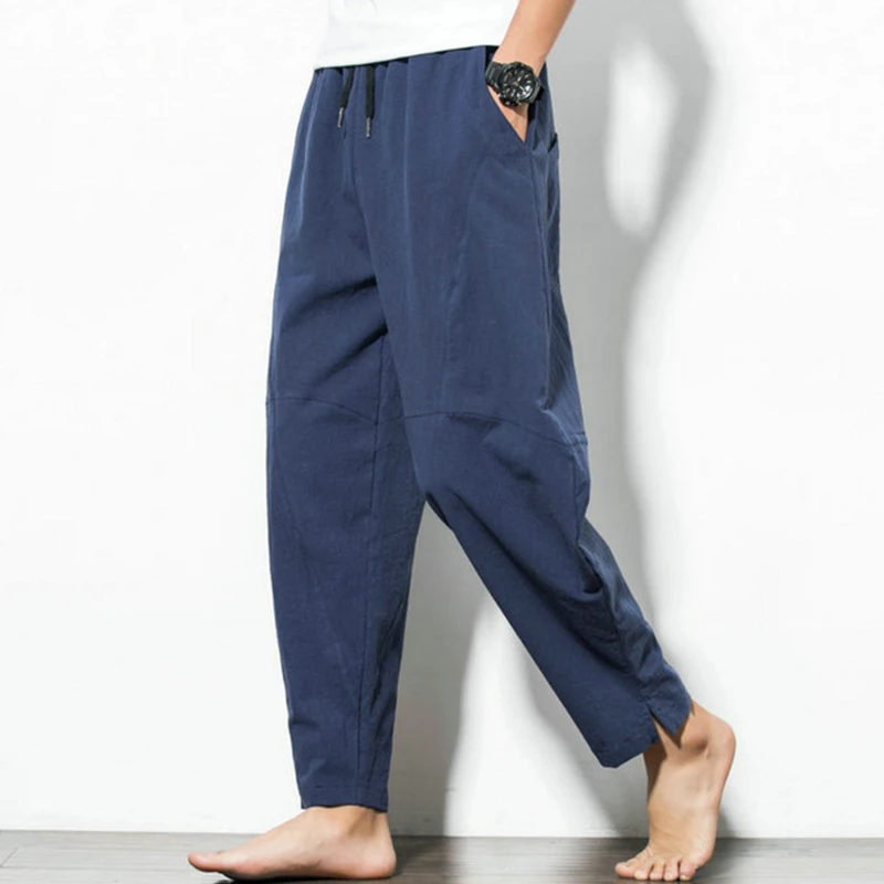Harem Pants New Men's Cotton Linen Loose Pants Male Casual Solid Color Pants Trousers Chinese Style Plus Size Sweatpants
Harem Pants New Men's Cotton Linen Loose Pants Male Casual Solid Color Pants Trousers Chinese Style Plus Size Sweatpants
