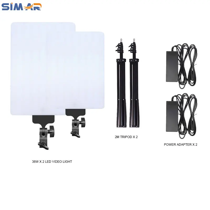 38WX2 Portable bi-color dimmer outdoor and indoor LED Video Light for photography 
38WX2 Portable bi-color dimmer outdoor and indoor LED Video Light for photography