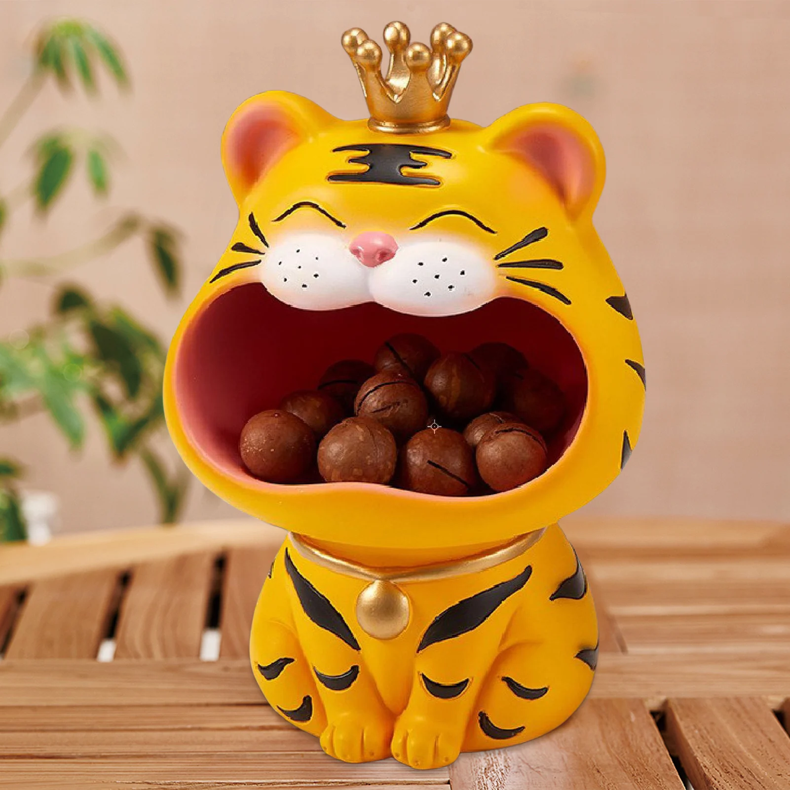 Cute Tiger Resin Decor Creative Animal Tiger Statue Big Mouth Tiger Storage For 2022 Living Room Entrance Key Storage Decoration
Cute Tiger Resin Decor Creative Animal Tiger Statue Big Mouth Tiger Storage For 2022 Living Room Entrance Key Storage Decoration