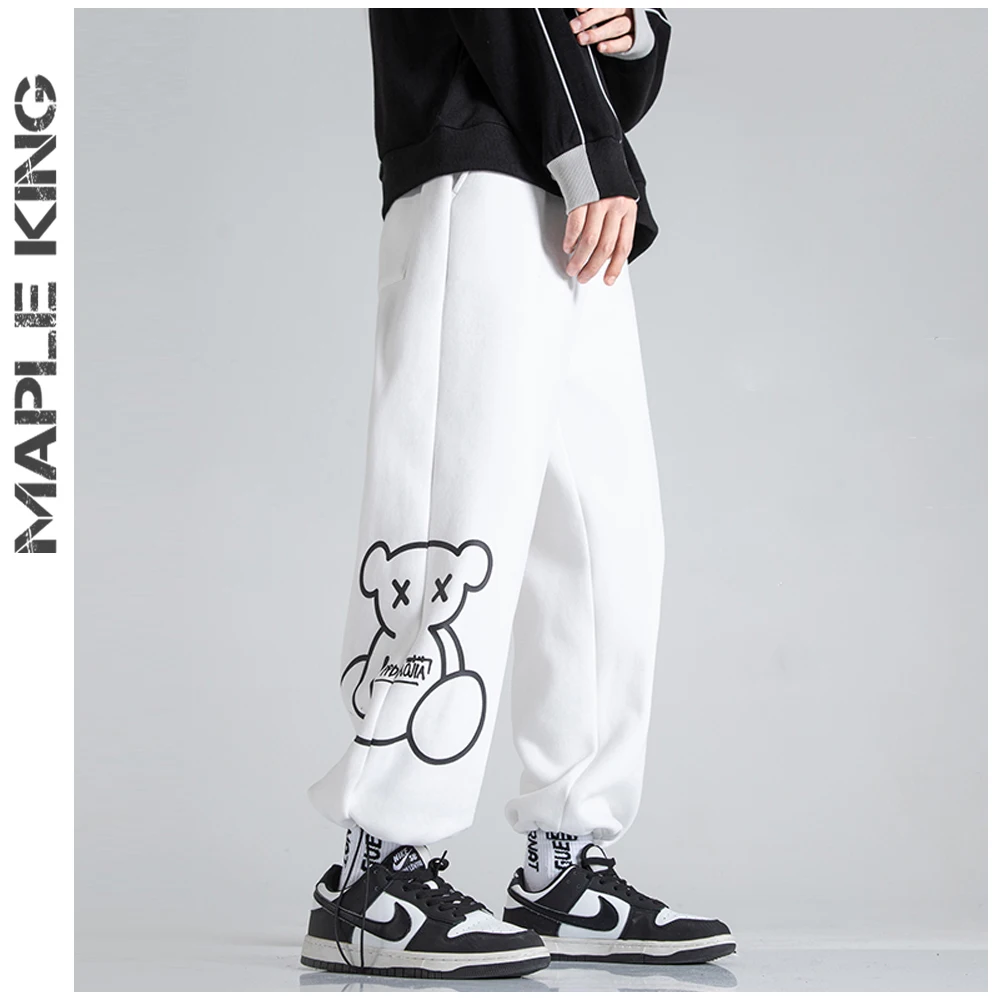 New Bear Pattern Drawstring Pantalon Homme Decontracte Jogging Grande Taille M-5XL Hip Hop Loose Track Men Sweatpants Streetwear
New Bear Pattern Drawstring Pantalon Homme Decontracte Jogging Grande Taille M-5XL Hip Hop Loose Track Men Sweatpants Streetwear