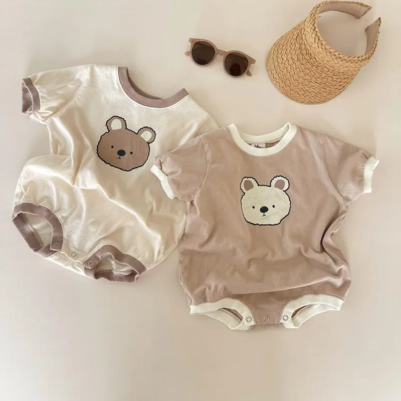 infant girl cute bear short sleeves jumpsuit summer loose fashion comfortable cotton boy bodysuit Toddler Infant Clothing
infant girl cute bear short sleeves jumpsuit summer loose fashion comfortable cotton boy bodysuit Toddler Infant Clothing