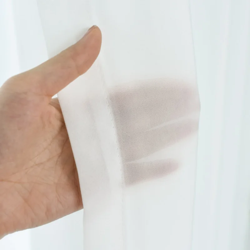 Europe Solid White Yarn Curtain Window Tulle Curtains Living Room Kitchen Modern Window Treatments Voile Curtain 1*2.75m/2*2.75m 
Europe Solid White Yarn Curtain Window Tulle Curtains Living Room Kitchen Modern Window Treatments Voile Curtain 1*2.75m/2*2.75m