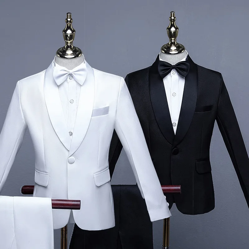 Costumes Dress Collar Set Kids Shawl Handsome Blazer Children Formal Bowtie Flower Boys Wedding Girdle Pants Piano Party Suit
Costumes Dress Collar Set Kids Shawl Handsome Blazer Children Formal Bowtie Flower Boys Wedding Girdle Pants Piano Party Suit