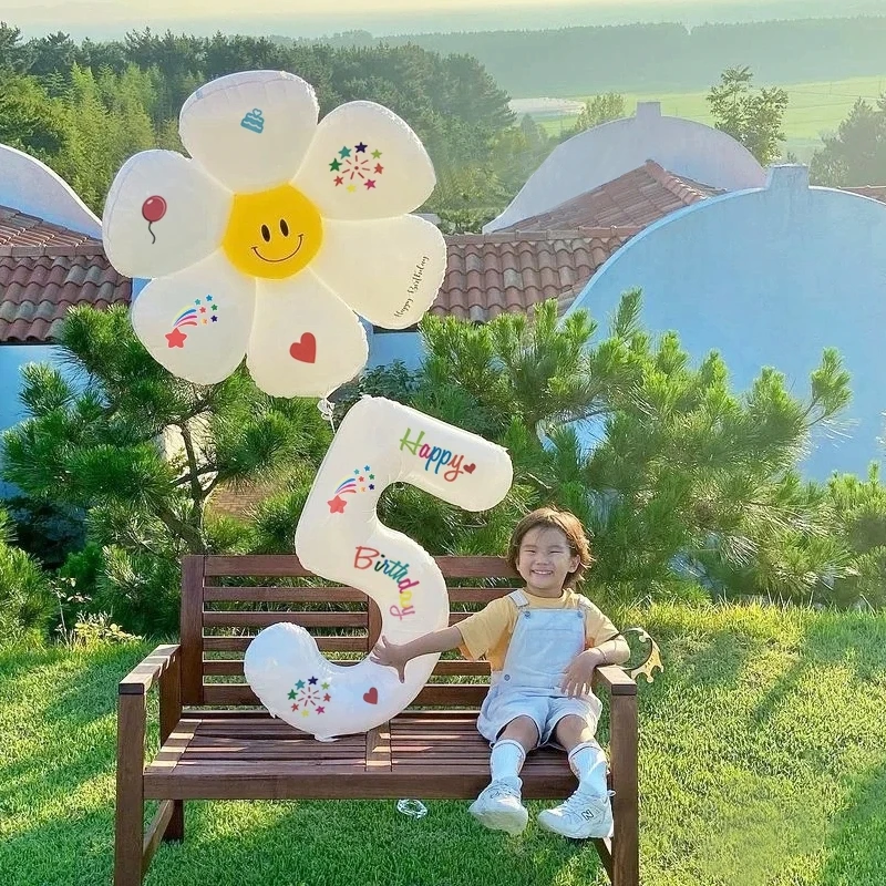 40Inch White Number Balloon Daisy Foil Balloon Wedding Christmas Baby Shower Birthday Home Decoration Anniversary Party Supply
40Inch White Number Balloon Daisy Foil Balloon Wedding Christmas Baby Shower Birthday Home Decoration Anniversary Party Supply