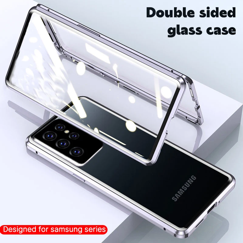 Double Sided Glass Case For Samsung Galaxy S22 S21 S20 S10 S9 Note 20 10 9 Plus Ultra Note20Ultra S10E Phone Magnetic Cover
Double Sided Glass Case For Samsung Galaxy S22 S21 S20 S10 S9 Note 20 10 9 Plus Ultra Note20Ultra S10E Phone Magnetic Cover