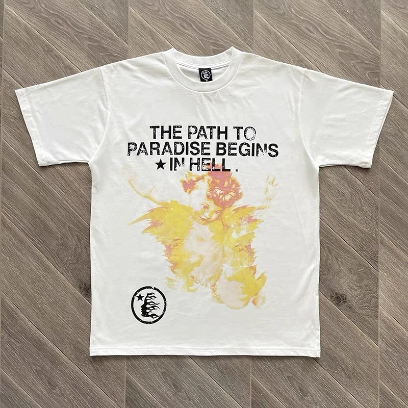 2023fwe Hellstar Studios UV Angel Tee Men Women Best Quality White Pure Cotton Oversized T Shirts
2023fwe Hellstar Studios UV Angel Tee Men Women Best Quality White Pure Cotton Oversized T Shirts