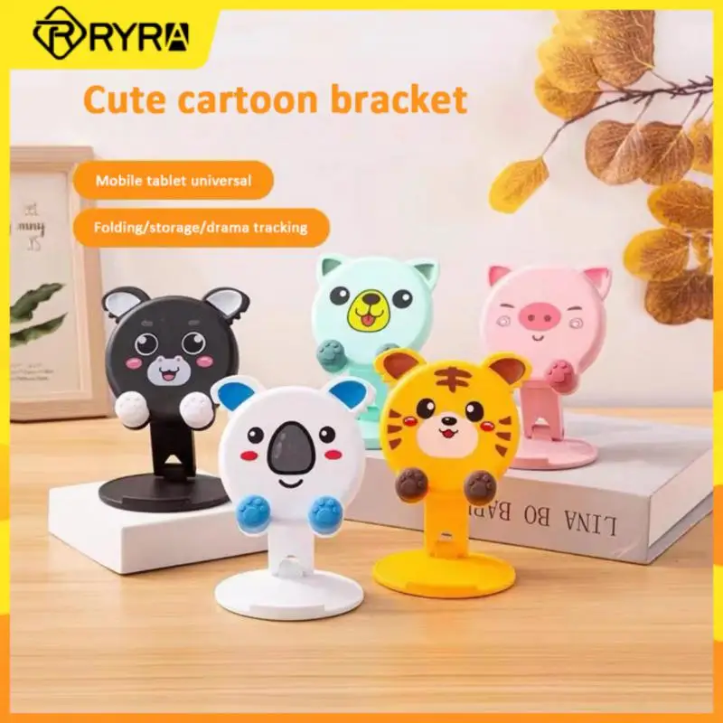 RYRA Cute Mobile Phone Holder Foldable Lazy Adjustable Desk Bracket For IPad IPhone Samsung Universal Smartphone Bracket 
RYRA Cute Mobile Phone Holder Foldable Lazy Adjustable Desk Bracket For IPad IPhone Samsung Universal Smartphone Bracket