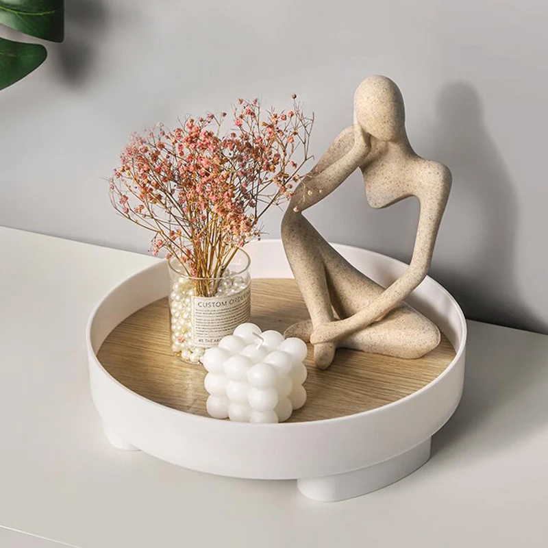 Modern Decorative Trays Home Decor Round Storage Tray Organizer Storage Box Table Vase Aromatherapy Stand Candlestick Stand
Modern Decorative Trays Home Decor Round Storage Tray Organizer Storage Box Table Vase Aromatherapy Stand Candlestick Stand