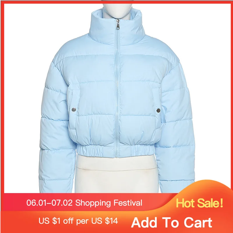 Autumn Winter Women Blue Puffer Jacket Padded Zip-Up Coat Turtleneck Adjustable Waist Casual Streetwear Clothes jacket women
Autumn Winter Women Blue Puffer Jacket Padded Zip-Up Coat Turtleneck Adjustable Waist Casual Streetwear Clothes jacket women