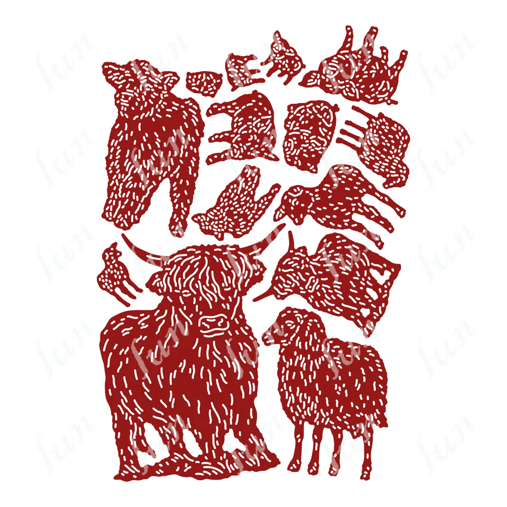 Animal Molds Set Metal Cutting Dies for Diy Scrapbooking Cow Sheep Shaped Album Paper Card Embossed Template Stencil Molds
Animal Molds Set Metal Cutting Dies for Diy Scrapbooking Cow Sheep Shaped Album Paper Card Embossed Template Stencil Molds