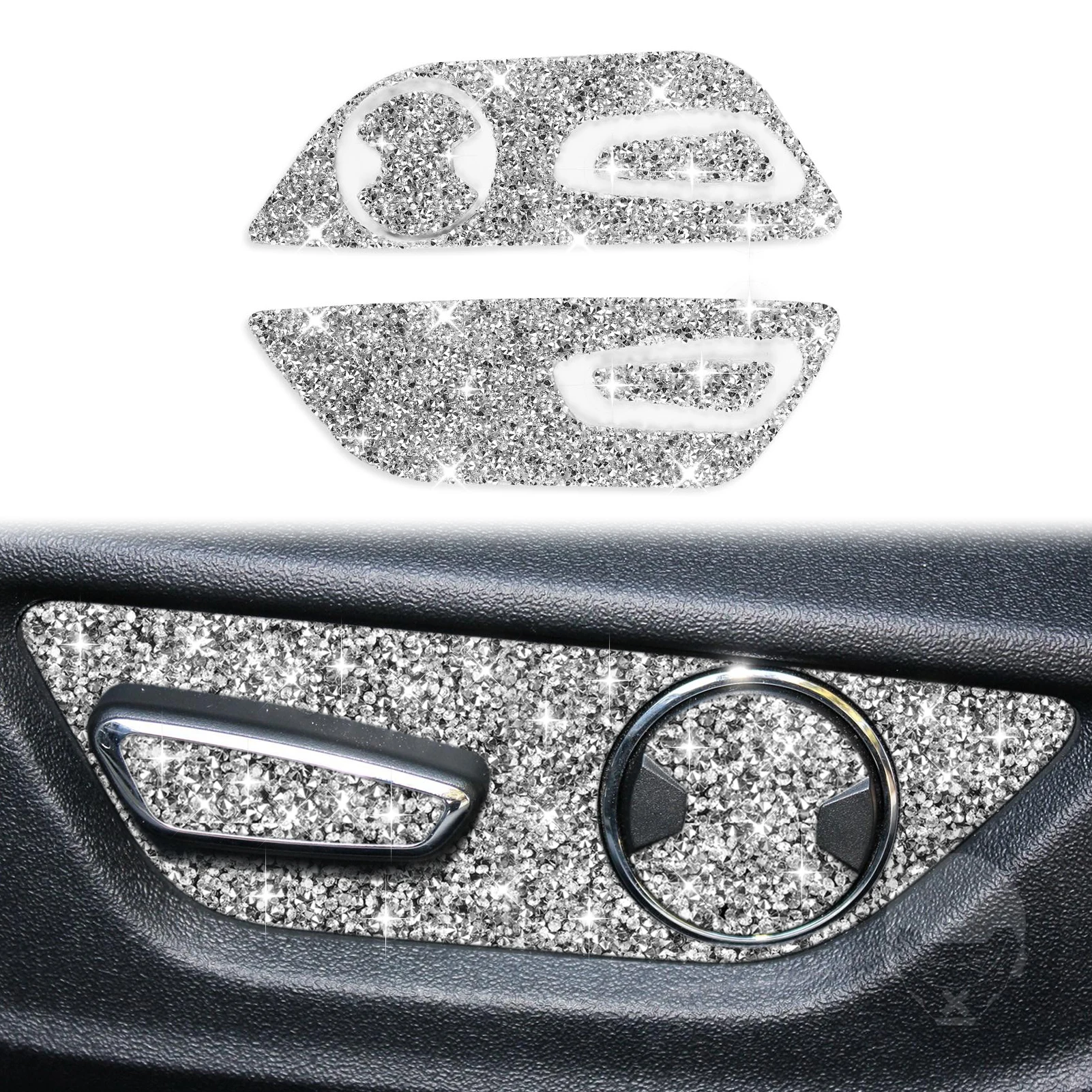 for Ford Mustang 2015 2016 2017-2020 Seat Adjustment Button Decoration Cover Trim Sticker Car Inner Accessories Crystal Diamonds
for Ford Mustang 2015 2016 2017-2020 Seat Adjustment Button Decoration Cover Trim Sticker Car Inner Accessories Crystal Diamonds
