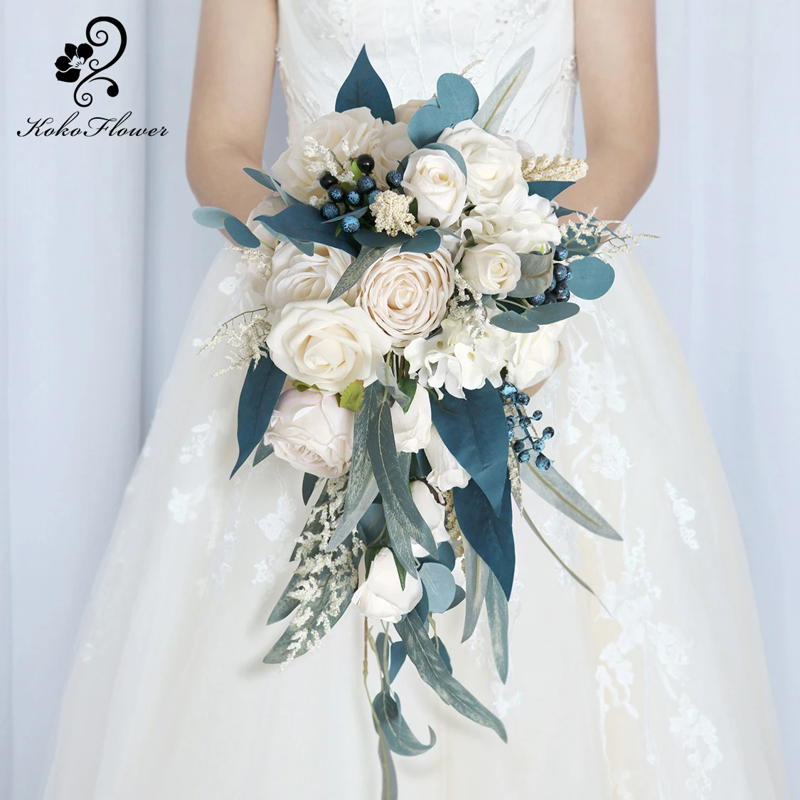 Koko Flower Bride Wedding Bouquets Artificial Flower Rose Holding Flowers Bride Cascading Bouquets Wedding Ceremony Anniversary
Koko Flower Bride Wedding Bouquets Artificial Flower Rose Holding Flowers Bride Cascading Bouquets Wedding Ceremony Anniversary