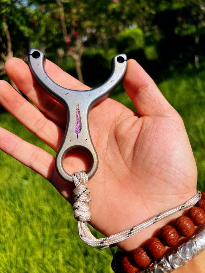 TC21 Titanium Alloy Slingshot Professional Catapult Outdoor Hunting Shooting Slinght Shot with Powerful Rubber Band
TC21 Titanium Alloy Slingshot Professional Catapult Outdoor Hunting Shooting Slinght Shot with Powerful Rubber Band