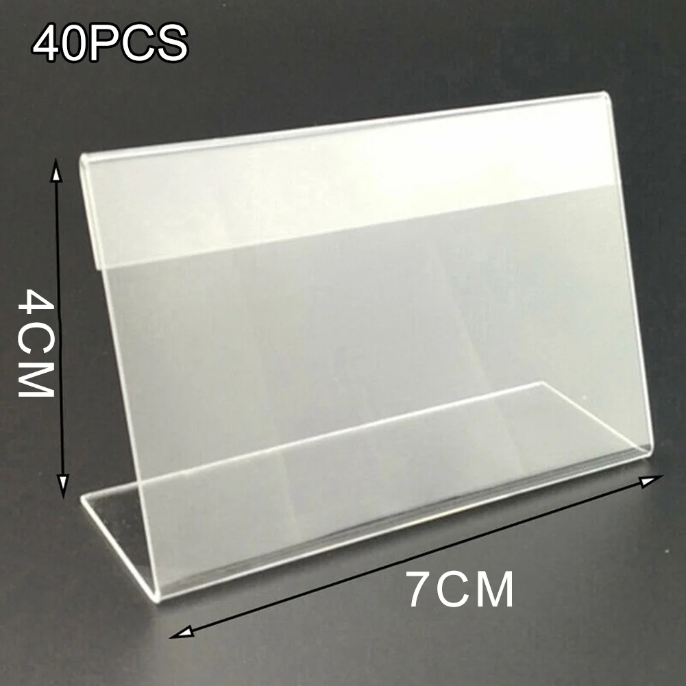 Acrylic Sign Tag Stand Tag Stand Bracket Display Holder Label Stand Mini Name Card Preisschild Price Universal
Acrylic Sign Tag Stand Tag Stand Bracket Display Holder Label Stand Mini Name Card Preisschild Price Universal