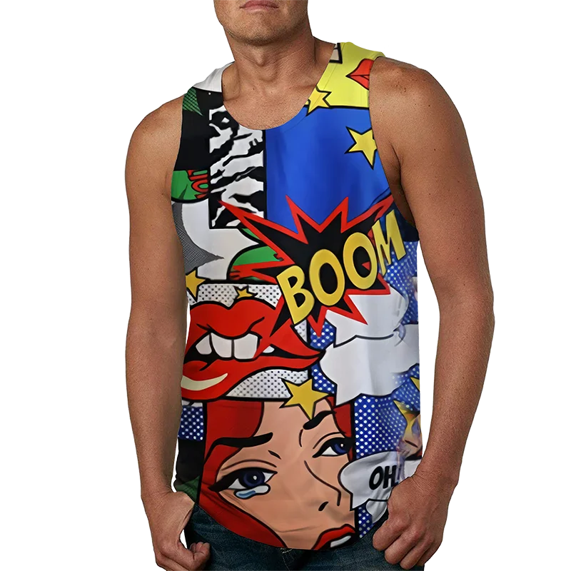 Hip Hop 3D Print Tank Top Men Clothing Summer Sleeveless Shirt Man Fitness Vest Singlet Sportwear Casual Tanktop Streetwear
Hip Hop 3D Print Tank Top Men Clothing Summer Sleeveless Shirt Man Fitness Vest Singlet Sportwear Casual Tanktop Streetwear