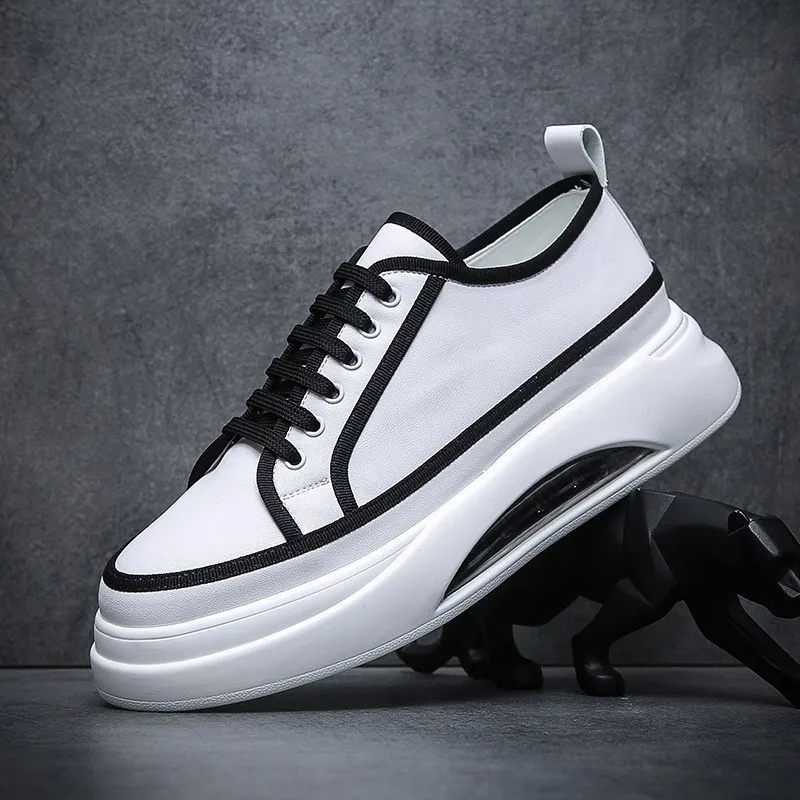 Fashion Mens White Casual Comfort Shoes Thick Bottom Height Increasing Lace Up Flat Platform Trending Street Zapatos 38-43 ERRFC
Fashion Mens White Casual Comfort Shoes Thick Bottom Height Increasing Lace Up Flat Platform Trending Street Zapatos 38-43 ERRFC