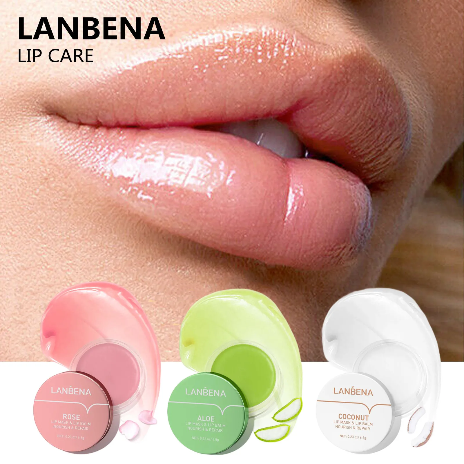 LANBENA Moisture Lip Mask Nourishes Fades Lip Wrinkles Sleeping Lip Balm Remove Dead Skin Lips Makeup Care For Women
LANBENA Moisture Lip Mask Nourishes Fades Lip Wrinkles Sleeping Lip Balm Remove Dead Skin Lips Makeup Care For Women