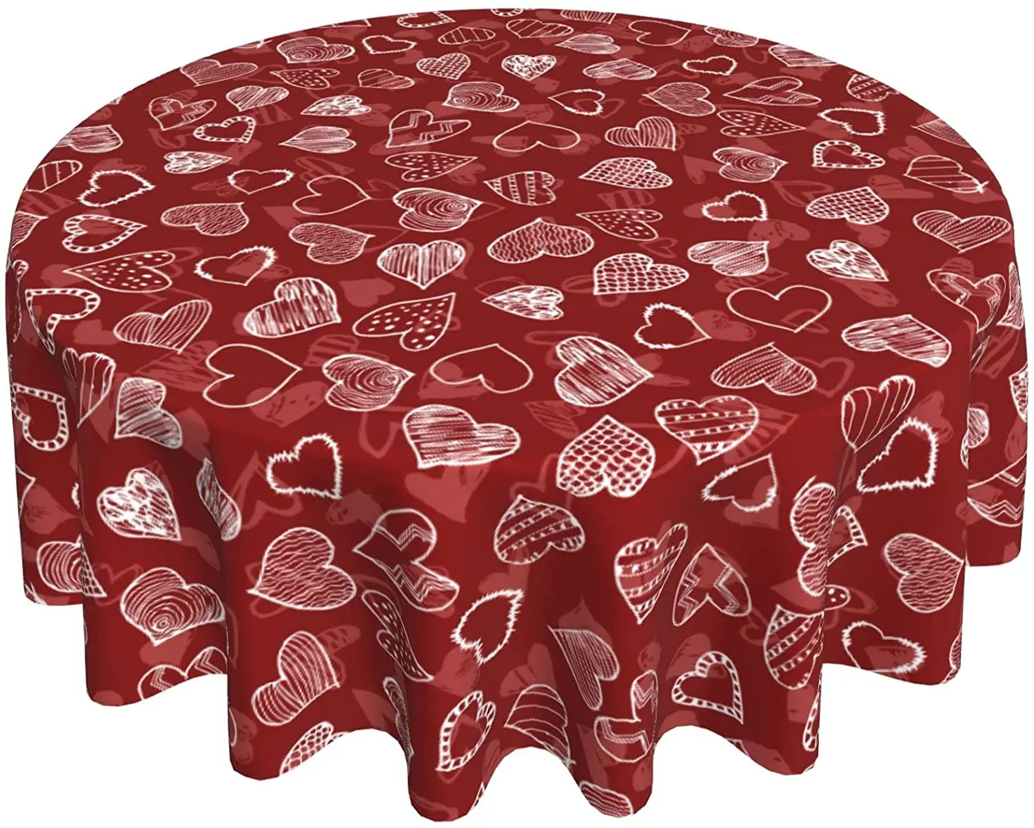 Happy Valentines Day Tablecloth 60 Inch Round Table Cloths Mothers Day Red Heart Table Cloth Cover Mat Washable Polyester
Happy Valentines Day Tablecloth 60 Inch Round Table Cloths Mothers Day Red Heart Table Cloth Cover Mat Washable Polyester