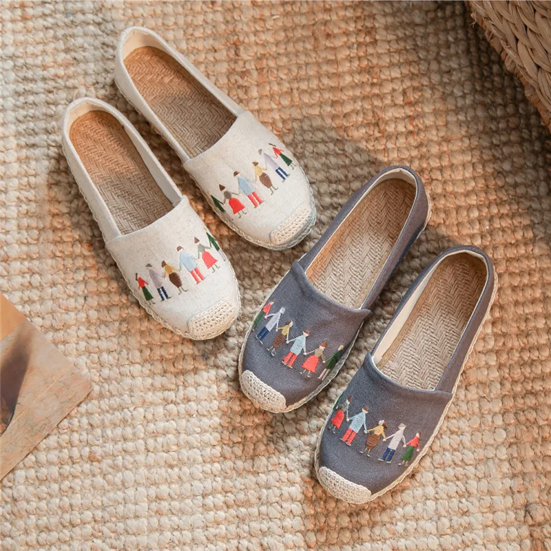 2022 Round Toe Espadrilles Shoes Flat Ladies Fashion Comfortable Womens Casual 2021real Rushed Hemp Zapatillas Mujer Sapatos
2022 Round Toe Espadrilles Shoes Flat Ladies Fashion Comfortable Womens Casual 2021real Rushed Hemp Zapatillas Mujer Sapatos