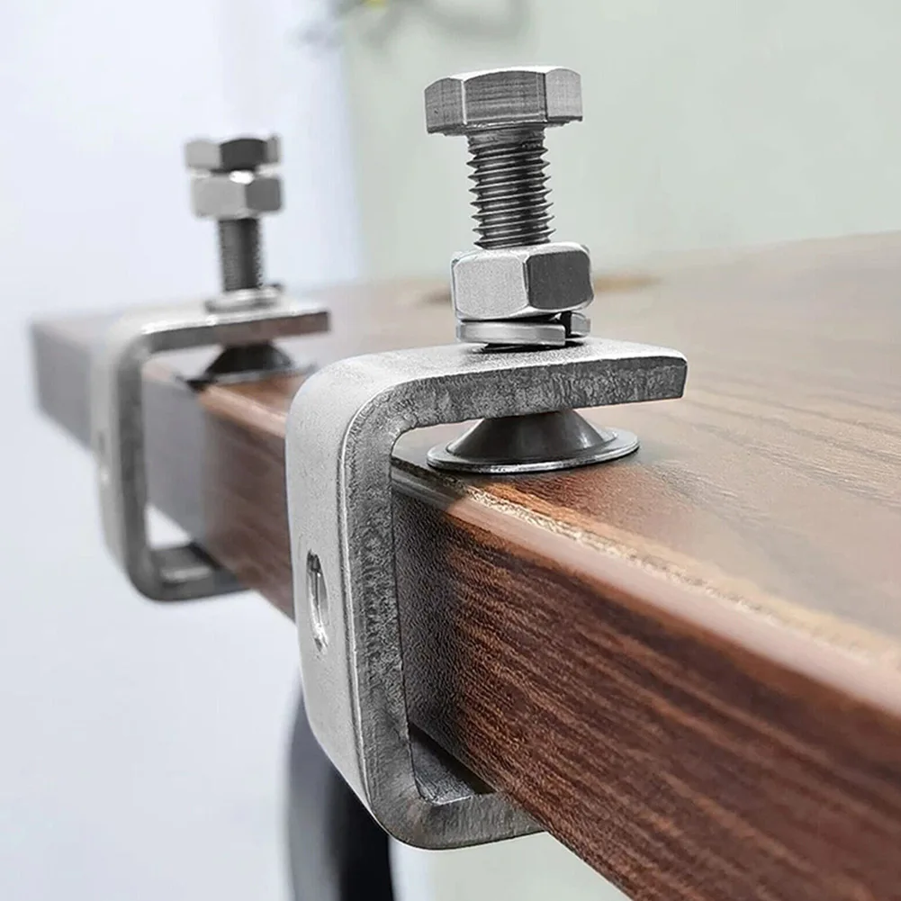 Corrosion-resistant C-clamp Jaw Small Desk Clamp 1/2/4pcs 16-25mm Clamp Range Easy To Install Ractical Design Silver
Corrosion-resistant C-clamp Jaw Small Desk Clamp 1/2/4pcs 16-25mm Clamp Range Easy To Install Ractical Design Silver