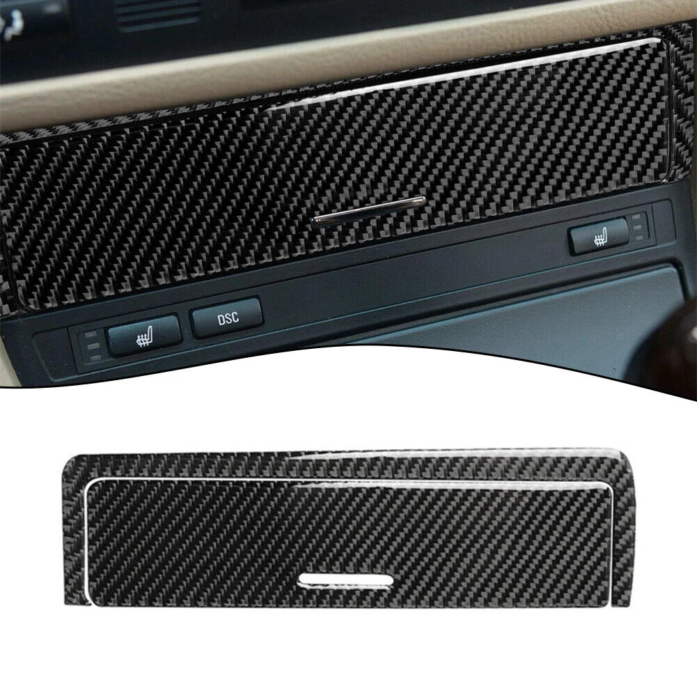 Carbon Fiber Central Console Storage Box Cover Trim For BMW 3Series E46 1998-05 Key Modification Decorative Frame Stickers
Carbon Fiber Central Console Storage Box Cover Trim For BMW 3Series E46 1998-05 Key Modification Decorative Frame Stickers