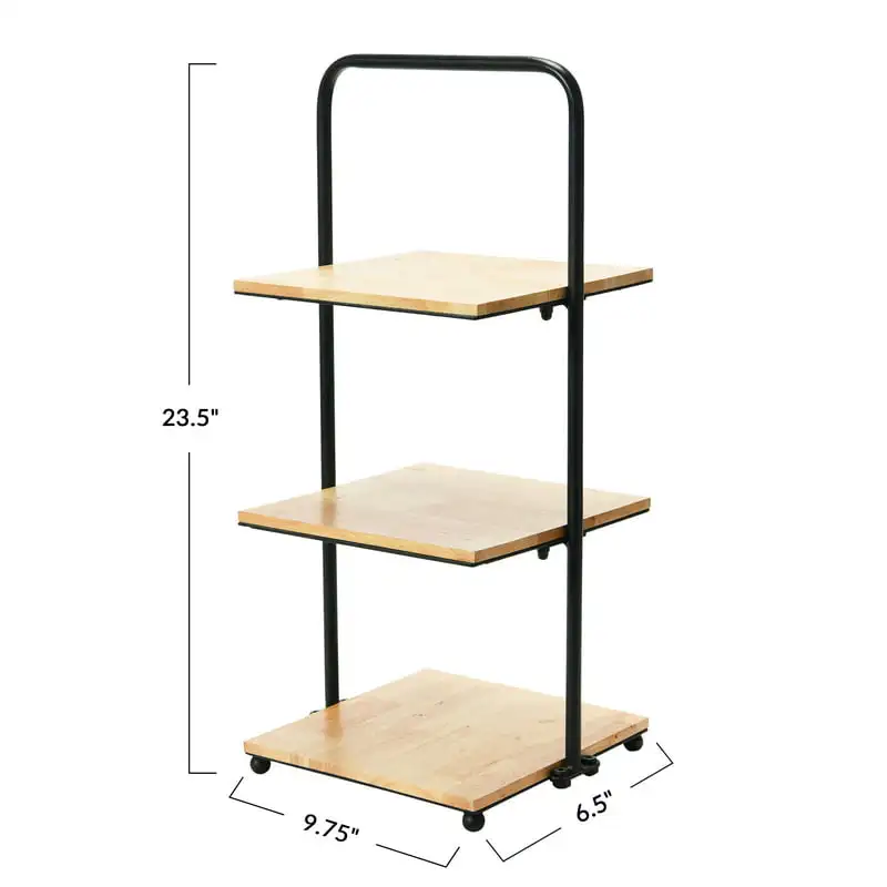 Elegant Solid Wood Kitchen Coffee or Tea Station and Plant Holder, Decorative Black Tray with 3 Shelves - Perfect Home Accent.
Elegant Solid Wood Kitchen Coffee or Tea Station and Plant Holder, Decorative Black Tray with 3 Shelves - Perfect Home Accent.