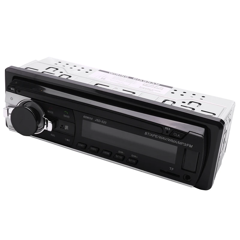 

Автомобильное Bluetooth Авторадио Стерео радио FM Aux вход приемник SD USB JSD-520 12 В In-Dash 1 Din автомобильный MP3 мультимедийный плеер
