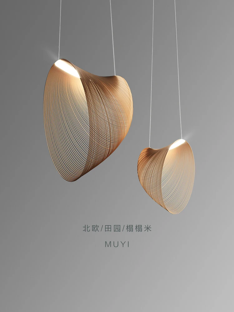 Restaurant Chandelier Italian Designer Nordic Creative Wooden Straw Hat Silent Style Log Commercial Zen Lamp in the Living Room
Restaurant Chandelier Italian Designer Nordic Creative Wooden Straw Hat Silent Style Log Commercial Zen Lamp in the Living Room