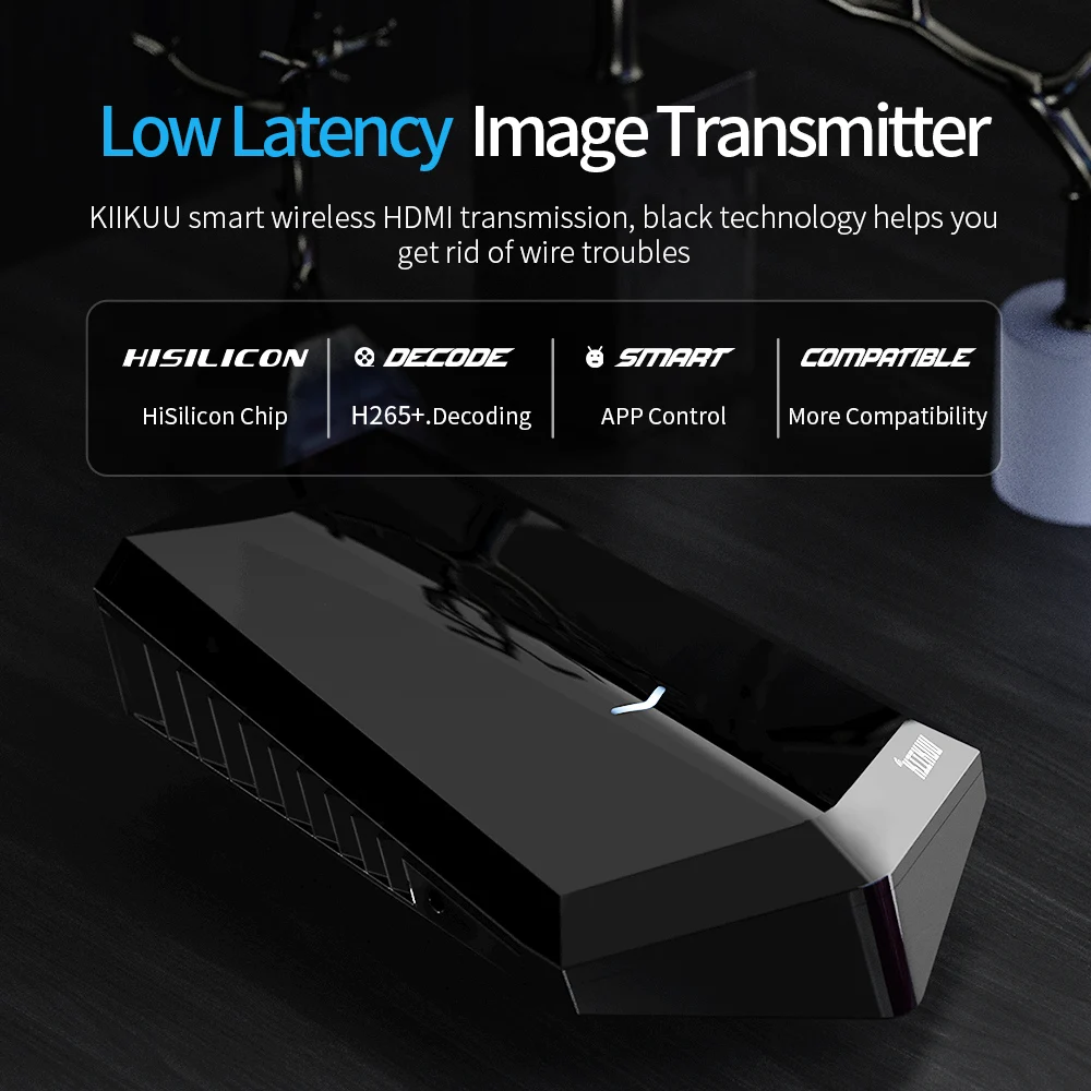 KIIKUU Smart Wireless Screen Projection HDMI Transmitter Reciever Video Gaming Extender Display Adapter for IPad IPhone Phone TV
KIIKUU Smart Wireless Screen Projection HDMI Transmitter Reciever Video Gaming Extender Display Adapter for IPad IPhone Phone TV