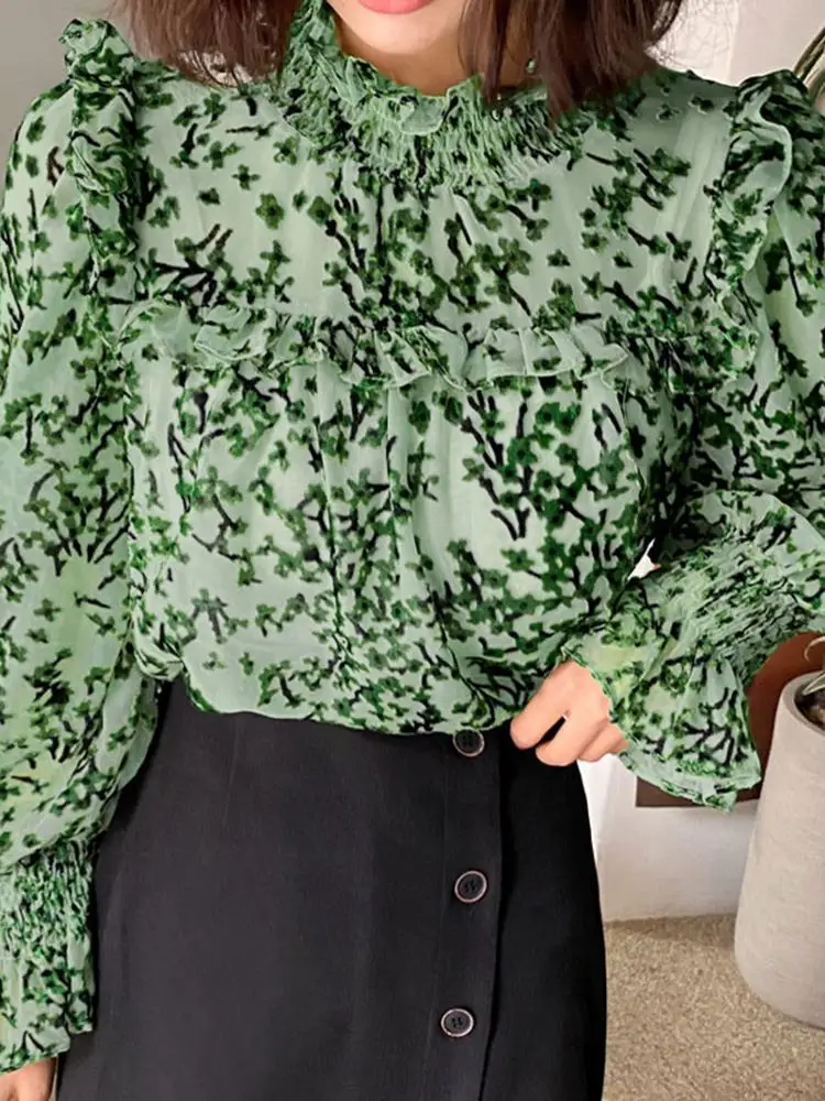 ZANZEA Elegant Floral Printed Tops Women's Vintage Ruffle Blouse 2022 Spring Long Sleeve Shirt Pleated Chiffon Blusas Oversized
ZANZEA Elegant Floral Printed Tops Women's Vintage Ruffle Blouse 2022 Spring Long Sleeve Shirt Pleated Chiffon Blusas Oversized