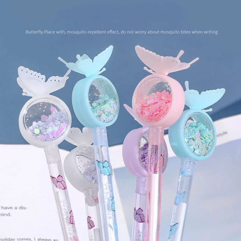 Kawaii Butterfly Gel Pen School Office Supply Novel Creative Sequins Recreation Cute Gel Pen Korean Stationery School Supplies
Kawaii Butterfly Gel Pen School Office Supply Novel Creative Sequins Recreation Cute Gel Pen Korean Stationery School Supplies